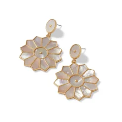 The Metropolitan Museum of Art Mother-Of-Pearl Mosaic Statement Double-Drop Earrings Best
