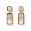 The Metropolitan Museum of Art Mother-Of-Pearl Tile Double-Drop Earrings Outlet