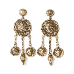The Metropolitan Museum of Art Ottoman Coin Chandelier Earrings Fashion