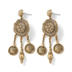The Metropolitan Museum of Art Ottoman Coin Chandelier Earrings Fashion