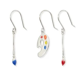 The Metropolitan Museum of Art Paintbrush And Palette Drop Earrings Outlet