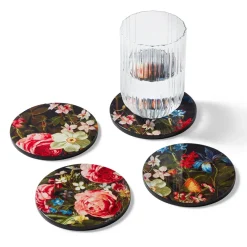 The Metropolitan Museum of Art Peeters Bouquet Of Flowers Lacquer Coasters Outlet