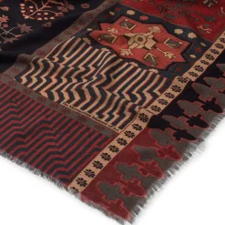 The Metropolitan Museum of Art Persian Garden Oversize Square Wool Scarf Clearance