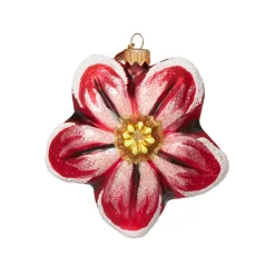 The Metropolitan Museum of Art Red Poinsettia Glass Ornament Sale