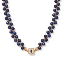 The Metropolitan Museum of Art Spanish Baldric Lapis Braided Necklace And Elongated Drop Earrings Set Best