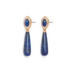 The Metropolitan Museum of Art Spanish Baldric Lapis Elongated Drop Earrings Clearance