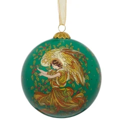 The Metropolitan Museum of Art Tait-Henson Angel Of The Evergreens Hand-Painted Glass Ornament Hot