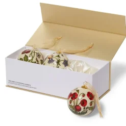 The Metropolitan Museum of Art The Met Cloisters Garden Hand-Painted Glass Ornament Set Clearance