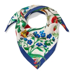 The Metropolitan Museum of Art The Met Cloisters Garden Square Silk Scarf Discount
