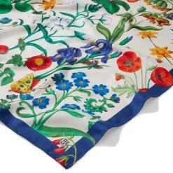 The Metropolitan Museum of Art The Met Cloisters Garden Square Silk Scarf Discount