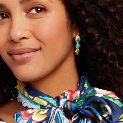 The Metropolitan Museum of Art Tibetan Turquoise Drop Earrings Clearance