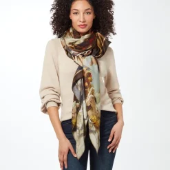 The Metropolitan Museum of Art Tiepolo Allegory Of The Planets And Continents Oversize Unisex Oblong Silk Scarf Discount