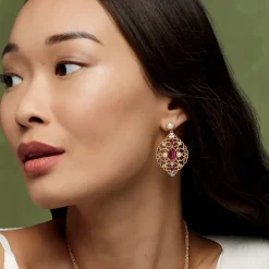 The Metropolitan Museum of Art Turkish Amethyst Statement Earrings Discount