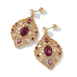 The Metropolitan Museum of Art Turkish Amethyst Statement Earrings Discount