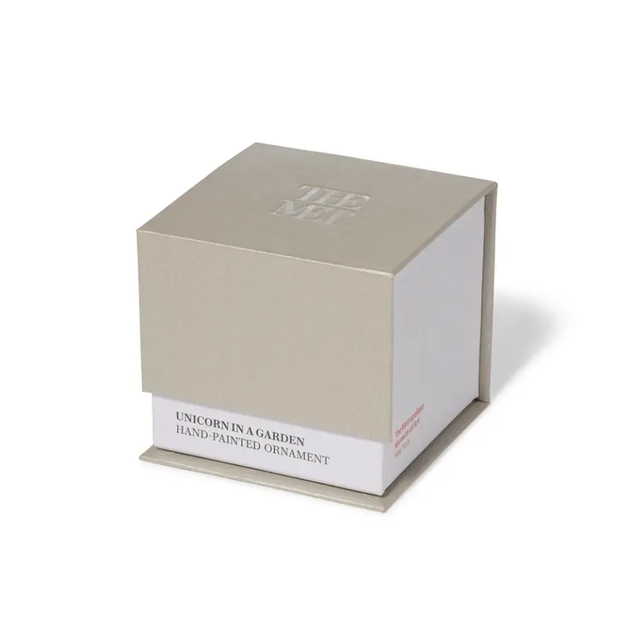 The Metropolitan Museum of Art Unicorn In A Garden Hand-Painted Glass Ornament Sale