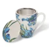 The Metropolitan Museum of Art Van Gogh Irises Covered Mug With Tea Infuser Sale