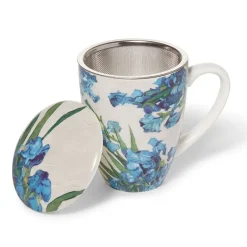 The Metropolitan Museum of Art Van Gogh Irises Covered Mug With Tea Infuser Sale