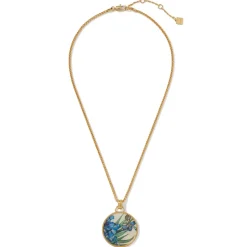 The Metropolitan Museum of Art Van Gogh Irises Enamel Pendant Necklace Sale