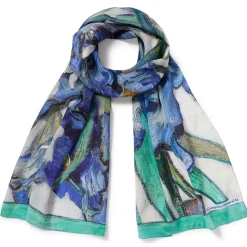 The Metropolitan Museum of Art Van Gogh Irises Oblong Silk Scarf Online