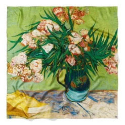 The Metropolitan Museum of Art Van Gogh Oleanders Oversize Square Silk Scarf Discount