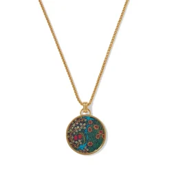 The Metropolitan Museum of Art William Morris Blackthorn Enamel Pendant Necklace Fashion