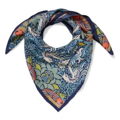 The Metropolitan Museum of Art William Morris Peacock And Dragon Square Silk Scarf Outlet