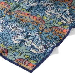The Metropolitan Museum of Art William Morris Peacock And Dragon Square Silk Scarf Outlet