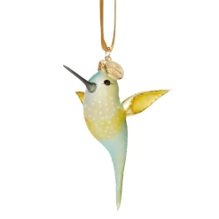 The Metropolitan Museum of Art Yellow Hummingbird Glass Ornament Hot
